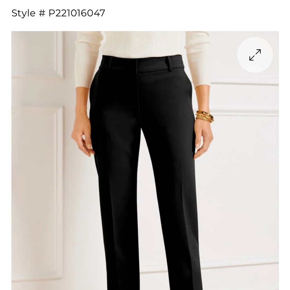 Talbots Black Tailored Trousers Professional Wear